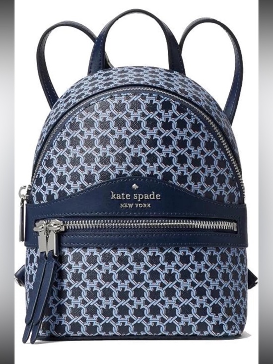 kate spade Handbags - Kate Spade Spade Link Mini Convertible Backpack Blue NWOT